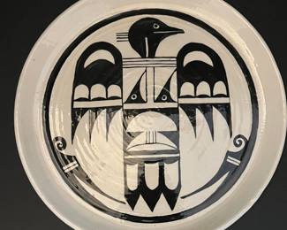 Ruth Wright 1995 Hopi 10" Signed Pottery Plate