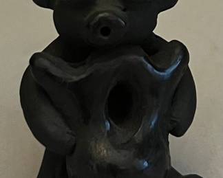 Dorothy And Paul Gutierrez Miniature 2.5" Mudhead Figurine Holding Wedding Vase