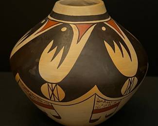 Reva Ami Hopi 4.5" Signed Pottery Jar
