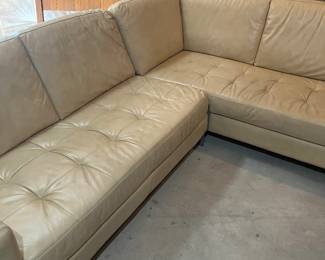 Connecting Leather Corner Couches