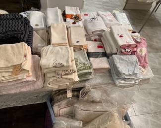 Tons of new linens