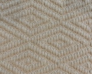 Lee Jofa Wool Diamond Cut Rug. Measures 11' 4" x 12' 11". Photo 2 of 2.