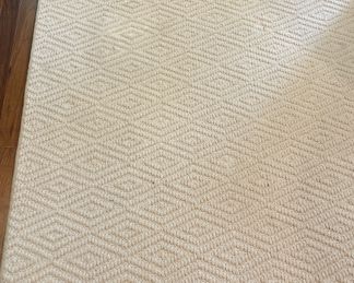 Lee Jofa Wool Diamond Cut Rug. Measures 11' 4" x 12' 11". Photo 1 of 2.