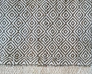 Jaipur Natural Ambary Wales Rug in Birch & Tan. Wool & Hemp. Measures 7' 10" x 9' 10". Photo 2 of 2.