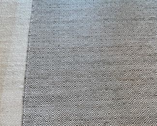 Jaipur Natural Ambary Wales Rug in Birch & Tan. Wool & Hemp. Measures 7' 10" x 9' 10". Photo 1 of 2.