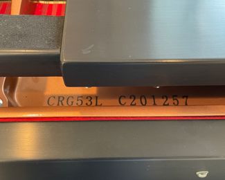 2010 Cristofori G53 5' 3" Ebony Satin Finish Baby Grand Piano with Piano Disco iPod Player Piano Kit. EXCELLENT CONDITION. Photo 5 of 7.