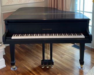 2010 Cristofori G53 5' 3" Ebony Satin Finish Baby Grand Piano with Piano Disco iPod Player Piano Kit. EXCELLENT CONDITION. Photo 1 of 7.