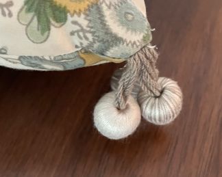 Cowtan & Tout Down Filled Pillow with Tassel Trim. Measures 22" x 14". Photo 2 of 2.