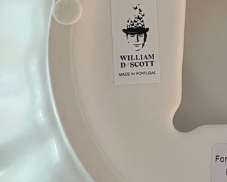 William D. Scott Porcelain Fluted Rim Bowls - 3 Available in 13", 15" & 21" D. Photo 3 of 3.