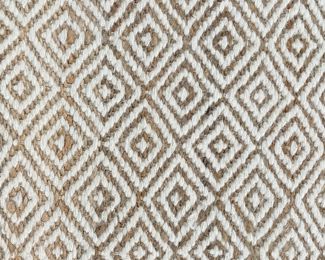 Jaipur Naturals Collection Wool & Hemp Rug Lilly White & Pumice Stone. Measures 8' x 10.' Photo 2 of 2.