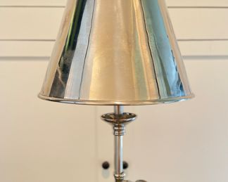 Curry & Company Table Lamp in Nickel Finish. Photo 2 of 2.