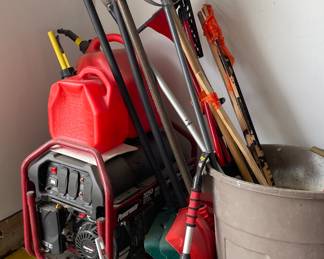 Tools & Garden Tools Including A Generator.