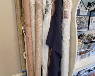 Bolts of Designer Fabrics - Salamanders, Cowtan & Tout, Ralph Lauren, etc.