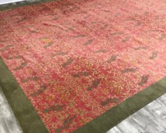 Odegard Hand knotted Wool Rug. Measures 9' x 12". Photo 1 of 2.