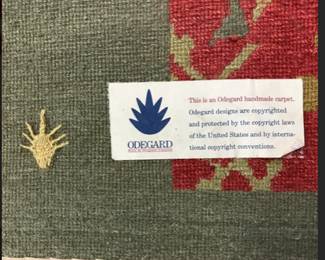Odegard Hand knotted Wool Rug. Measures 9' x 12". Photo 2 of 2.