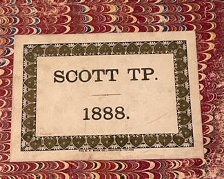 One many ledgers from 1800s