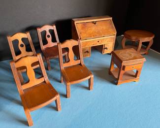 Hand made doll house furniture