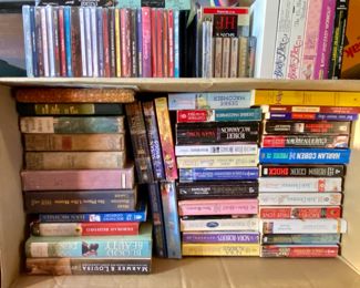 books, cds, vhs cassettes