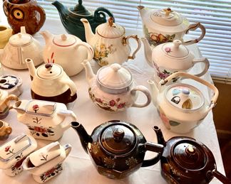 antique and vintage tea pots