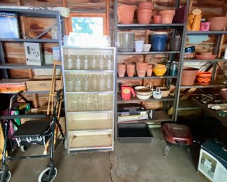 cb radio ball jars pots walker grill