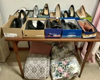 shoes and blankets