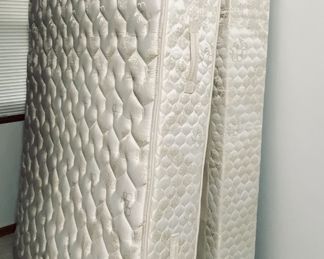 very well taken care of full size mattress and box spring