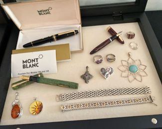 NEW old stock / unused 14k Mont Blanc fountain pen 