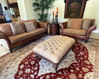 Bernhardt Sofa and Oversized Chair - Rug is Sold 