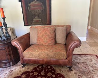 Bernhardt Sofa and Oversized Chair - RUG IS SOLD