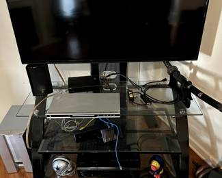 TV and surround sound equipment