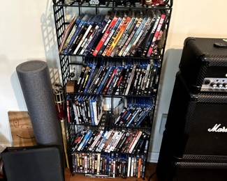 Lots of DVD's and Blue Ray discs