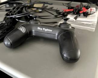 Lots of gaming equipment