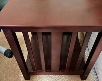 Three matching end tables
