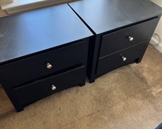 Two matching night stands