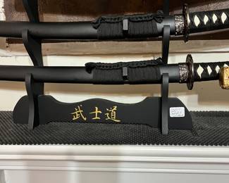 Japanese swords set