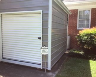 Utility building  100 by 125 inches.  Wooden floor  You must move  Pre- sale only  Metal roof