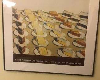 Framed poster from Met  There are more but not pictured