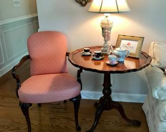 Hickory Chair Pie Crust Table - Client purchased it new in 1985.