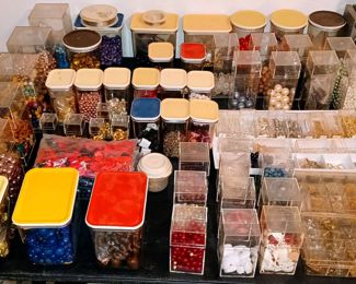 Large selection of costume jewelry 