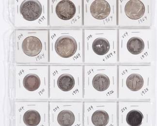 9:21PC Silver Half Dollar & Quarter Group