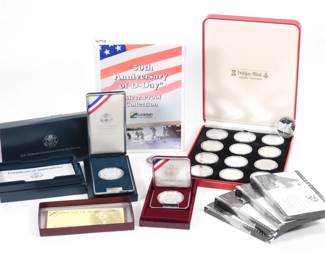 12:39PC Silver Proof Half Dollar & Quarter Sets