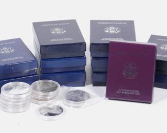 13:22PC American Eagle Silver Dollar Proof Collection