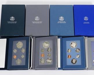15:4PC United States Silver Proof Sets