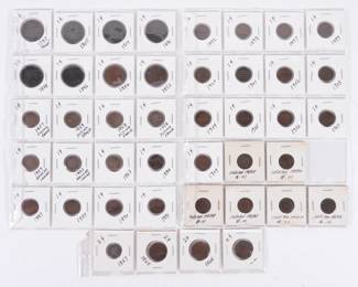24:39PC Assorted Large Cents & Penny Collection