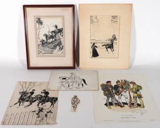 68:6PC Frederick T. Chapman Illustration Art Group