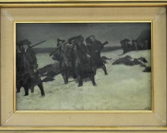 1:Howard Pyle "Transporting Powder to the Fort"