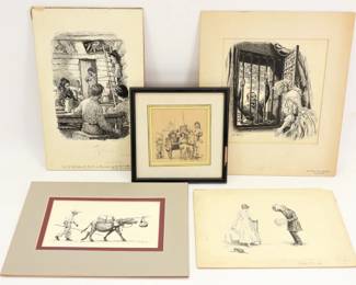 19:Five Norman Price Illustrations