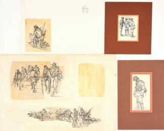 27:Group of Gilbert M. Walker Sketches