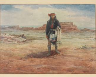 31:Al McDonnell Indian Scout Painting