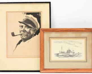 37:Two Gordon Hope Grant Illustrations